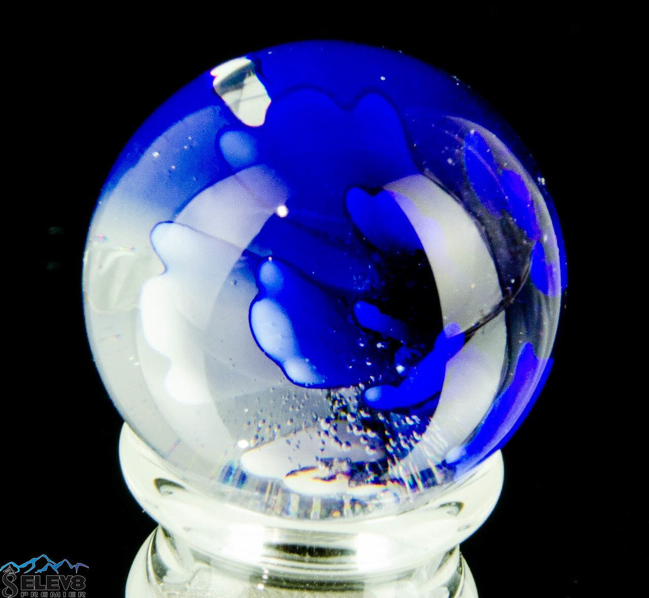 Soft Glass Flower Marble #1